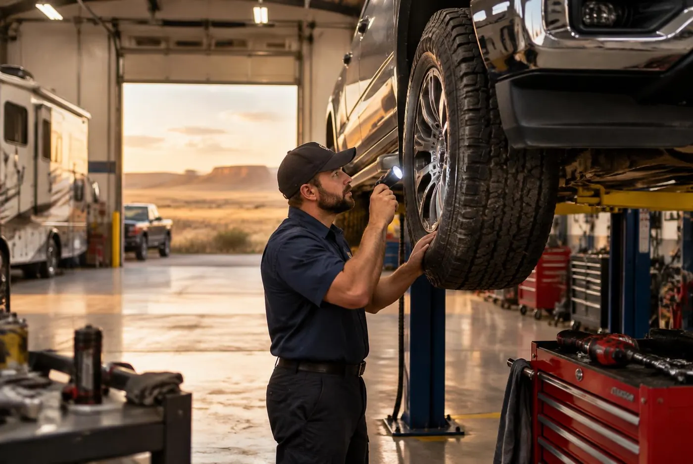 Maddox service bay